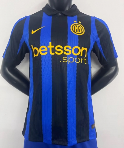 2627 Inter Milan Home Player Version Soccer Jersey